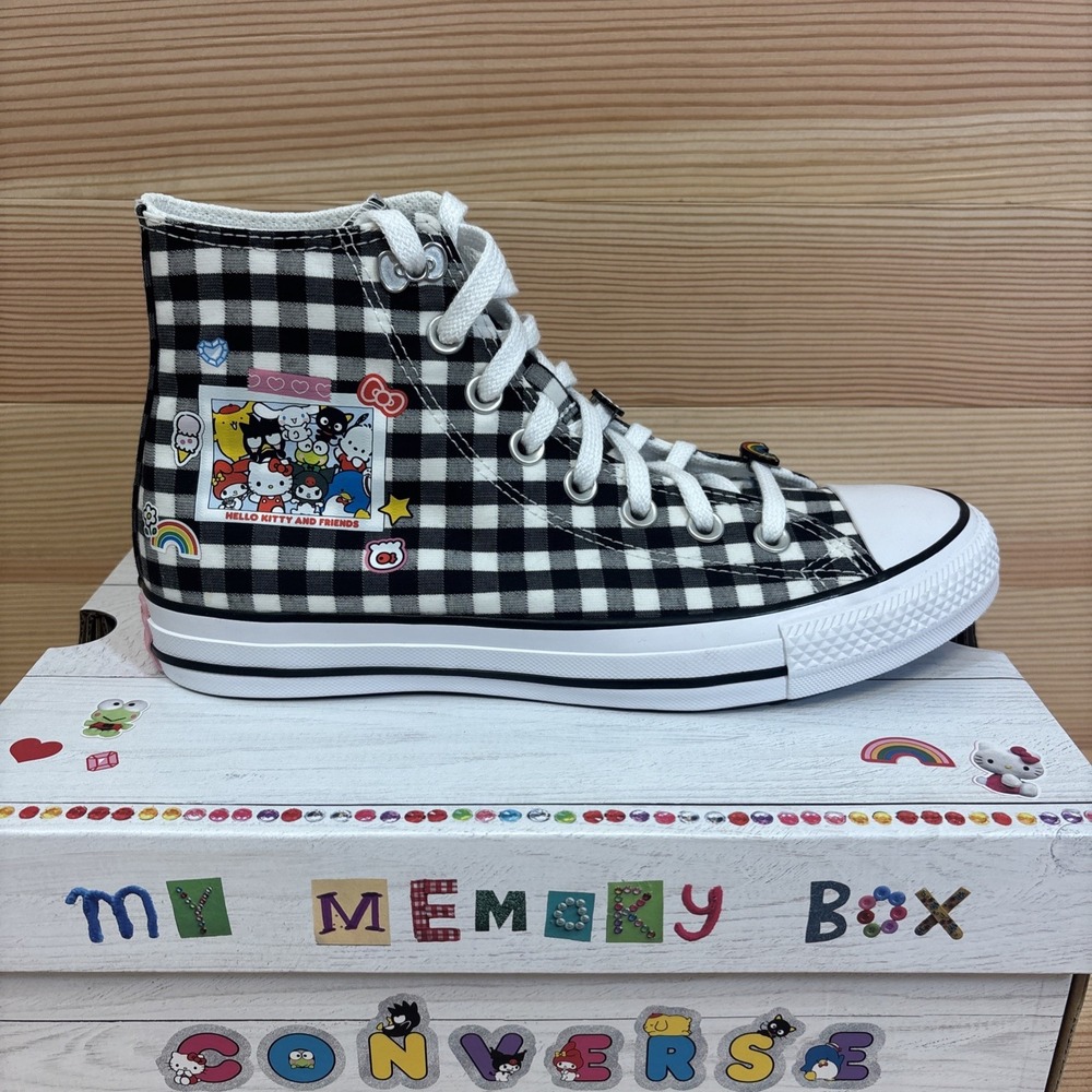 Converse Hello Kitty Chuck Taylor All Star High Woman's Size 8.5 A17697C Black